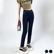 Womens Skinny Jeans 2025 Early Autumn New Style Summer Thin Elastic High Waist Slimming Middle Aged 