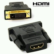 DVI-D 24+1 Pin Male to HDMI Female M-F Adapter Converter for HDTV LCD Monitor ss