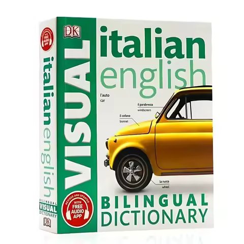 DK Italian English Bilingual Visual Dictionary Bilingual Comparison Graphic Dictionary Book
