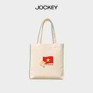 [Hàng mới về] Túi tote canvas Jockey in họa tiết | Holiday VietNam | I love VietNam - OTUIT