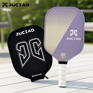 JUCIAO Wide Body Carbon Fiber Pickleball Paddle 16MM Honeycomb Core Glass Fiber Composite Surface  J