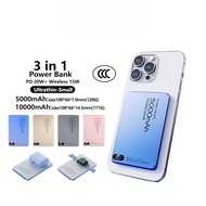 LUMOS  3 CCC Power Bank Magnetic Wireless Powerbank 22.5W Fast Charging for iPhone iWatch AirpodsPor