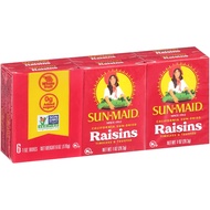 [Lot of 6 boxes] Sun-Maid Raisins pure Raisins 170g Natural grapes, No added sugar, Date: September 