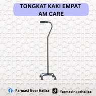 AM CARE QUAD CANE NAROW BASE (TONGKAT KAKI 4)