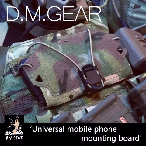 DMGear FCSK Mobile Phone Rack Tactical Chest Bag Map Pouch Admin Panel Airsoft Gear Hunting Equipmen