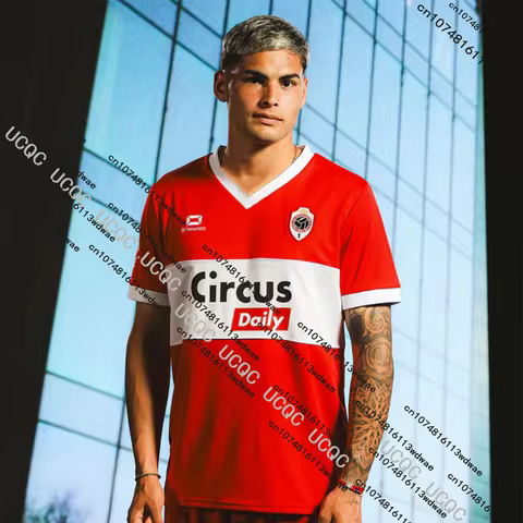 26/25 Latest Belgium Super Football Men's Jersey Belgique Quick Drying Royal Antwerp Soccer Adult Ma