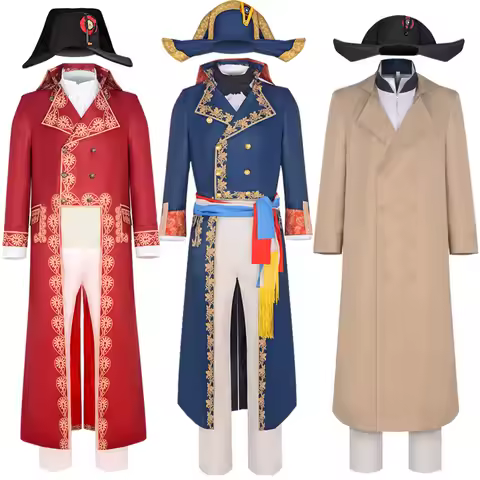 18Th 19th Medieval Century Napoleon Cosplay Bonaparte Costume French Emperor Cosplay Military Unifor