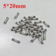 10PCS/Lot 5*20mmCeramic Fast Blow Tube Fuses 250V 0.5A 1A 2A 3A 4A 5A 6A 8A 10A 15A 20A 25A 30A