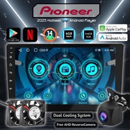 [6𝐆𝐁 𝐑𝐀𝐌+64𝐆𝐁 𝐑𝐎𝐌] Pioneer 2025 Newest Android Player "9"10 inch Quad Core Car Multimedia MP5 Player
