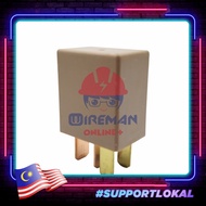 Omron 95220-2S000 Hyundai Kia Proton Suprima Exora Preve Automotive Fan Micro Relay DC 12V 35A 4 Pin