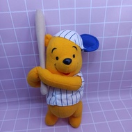 boneka Winnie the Pooh bear costum baseball original Disney