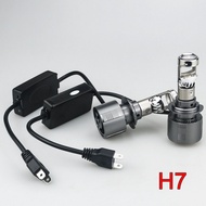 A80 H7 LED Projector H11 H4 Headlight Projector Lens with Fan Cooling 90W Automobile Hi Lo Beam Bulb