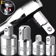 High Strength Ratchet Wrench Socket Adapter -1/2 Inch Large Flywheel and 3/8 Inch Medium Flywheel In