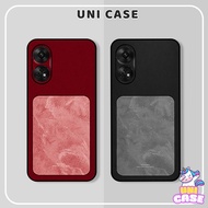 Case for Oppo Reno 8 T 4G - Reno 8 T 5G Beautiful design with faux leather