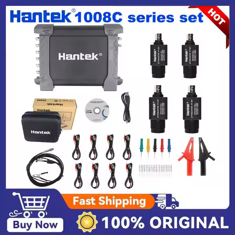 Hantek 1008C HT201 8 Channels Programmable Generator Automotive Oscilloscope Portable Digital PC Sto