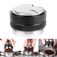 2 In 1 Espresso 51/53/58MM Adjustable Dual Head Coffee Leveler Tamper Espresso Coffee Powder Hammer for Portafilter Manual