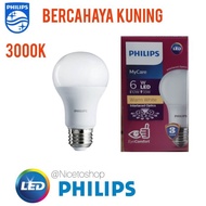 Makhesa - Philips Led Bulb 6W E27 my care 3000K Warm White/Yellow