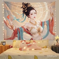 【New style recommended】Dunhuang Goddess Kweichow Moutai Background FabricinsTapestry Layout Dormitory Decorative Wall Cl