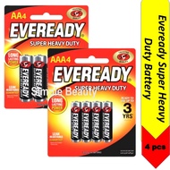 Eveready Battery AA / AAA Super Heavy Duty, 4s