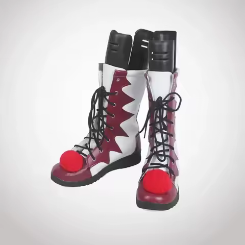 Stephen King's It Pennywise Shoes Mask Cosplay Scary Clown Boots Men Custom Halloween Christmas Cost
