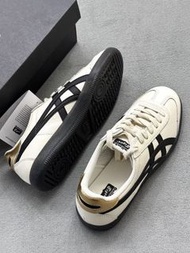 Onitsuka Tiger 德訓鞋 黑白皮面 明星同款