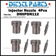 4x Diesel Fuel Injector Nozzle DN0PDN112 DNOPDN112 105007-1120 for Mitsubishi Pajero Strada L200 L30