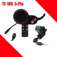 TF-100 Display Dashboard 3PIN Ignition Lock Key Scooter Skateboard Speedometer for Electric Scooter Parts