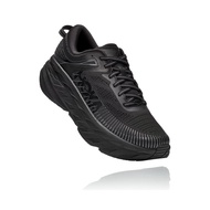 HOKA ONE ONE  MEN'S BONDI 7 RUNNING SHOES WIDE - BLACK