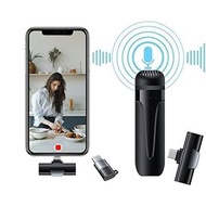 Others - 領夾式無線麥克風，即插即用自動同步無線麥克風，適用於 iPhone 和 Android 的便攜式麥克風，用於 Vlog 錄製、Youtube、直播。