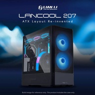 LIAN LI LANCOOL 207 - Mid Tower T.G PC Case With 2 x 140mm ARGB Fans & 2 x 120mm PWM Fans Pre-Instal