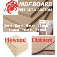 ALI Plywood  MDF board / 3mm 6mm 9mm 12mm 15mm 21mm  medium density fiberboard papan Design cut, free cut BABA