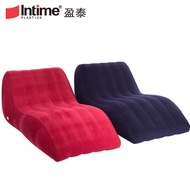 ✙❀✽ Yingtai New Lazy Sofa Inflatable Sofa Bed Outdoor Foldable Recliner Single Sofa Discovery Portab