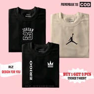 BUY 1 GET RZ STORE08 Men's and Women's T-Shirts Distro Logo Erigo kirka J23 JORG T-Shirts Distro 100
