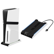 Charging Stand with Cooling Fan for PS5 PRO /for PS5 Slim Digital/Disc Console, Dual Controller with