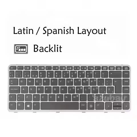 Spanish /La Laptop Keyboard for Hp 736933-071 Sn8127Bl Sg-62100-2Ea 90.4Lu07.L0S 736933-161 Mp-13A16
