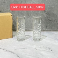 Vodka Tequila Liquor SHOT GLASS 50ml HIGHBALL/ SHOT GLASS Vodka Tquila Liquor MKS