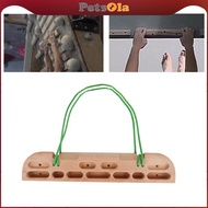 [PETSOLA] Climbing Hangboard Hang Board Fingerboard Climbing Training Aid Hanging Rope 55cmx11cm for
