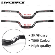 Carbon Riser Handlebar for MTB and BMX Gloss Handlebar NEXT Race Face 31.8mm 25.4mm Diameter 560mm t