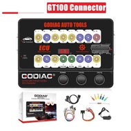 GODIAG อุปกรณ์เสริมรถยนต์ GT100 OBDII กล่องแตกออก ECU ตัวเชื่อมต่อ OBDII 16PIN เครื่องตรวจจับโปรโตคอล Breakout