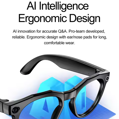 2026 New 8K HD AI Smart Glasses Men ChatGPT 800MP Camera WiFiBluetooth Call AI Translation Voice Ass