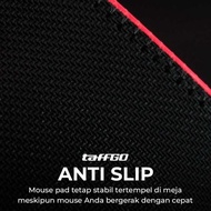 Gaming Mousepad Mouse Pad Glowing RGB LED High Precision TaffGO Mouspad Black Original Wide Mausepad