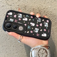 HP Phone Case For VIVO V50 Lite 4G V50 Lite 5G Case Cartoon Kitten Icon Softcase Silicone Phone Case