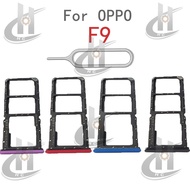 For Oppo F9 Sim Card Tray Slot Holder Card Holder Reader SD Slot Adapter Replacement Parts