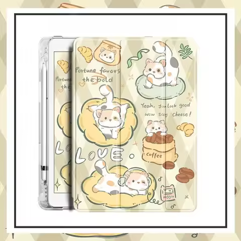 Smart Cover for Ipad Air 6 5 4th 10.2 7/8/9th 10th Gen for Samsung Tab S7 S8 S9 11 Plus S10 S9 12.4 