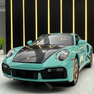 DL 1:32  Porsche 911Turbo S Metal Alloy Toys Car Model Diecast Vehicle For Boys Kids Simulation Soun