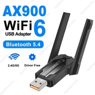 AX900 Adaptador Wifi6 Usb 3.0 Adapter 2.4G/5Ghz Network Wifi 6 802.11AX Ethernet 900Mbps Network Car