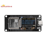 ESP32 ESP-WROOM-32D   Development Board CH340 with 0.96 OLED Screen Yellow Blue Display