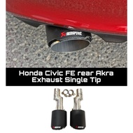 Honda Civic FE Body Kit Car Rear Lip Exhaust Akrapovic Civic FE Body Kit Civic Accessories