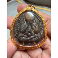 龙婆坤2537年，百万必达 少哈日制作 Phra Pidta Ngern Lan  Luang Phu Koon Wat Ban Rai Nur Bailan 两支金符管 Be2537