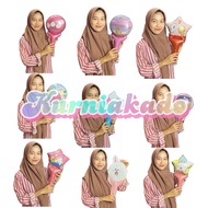 Cartoon Character Stick Balloons Hand Stick cute Stick balloons KURNIAKADO